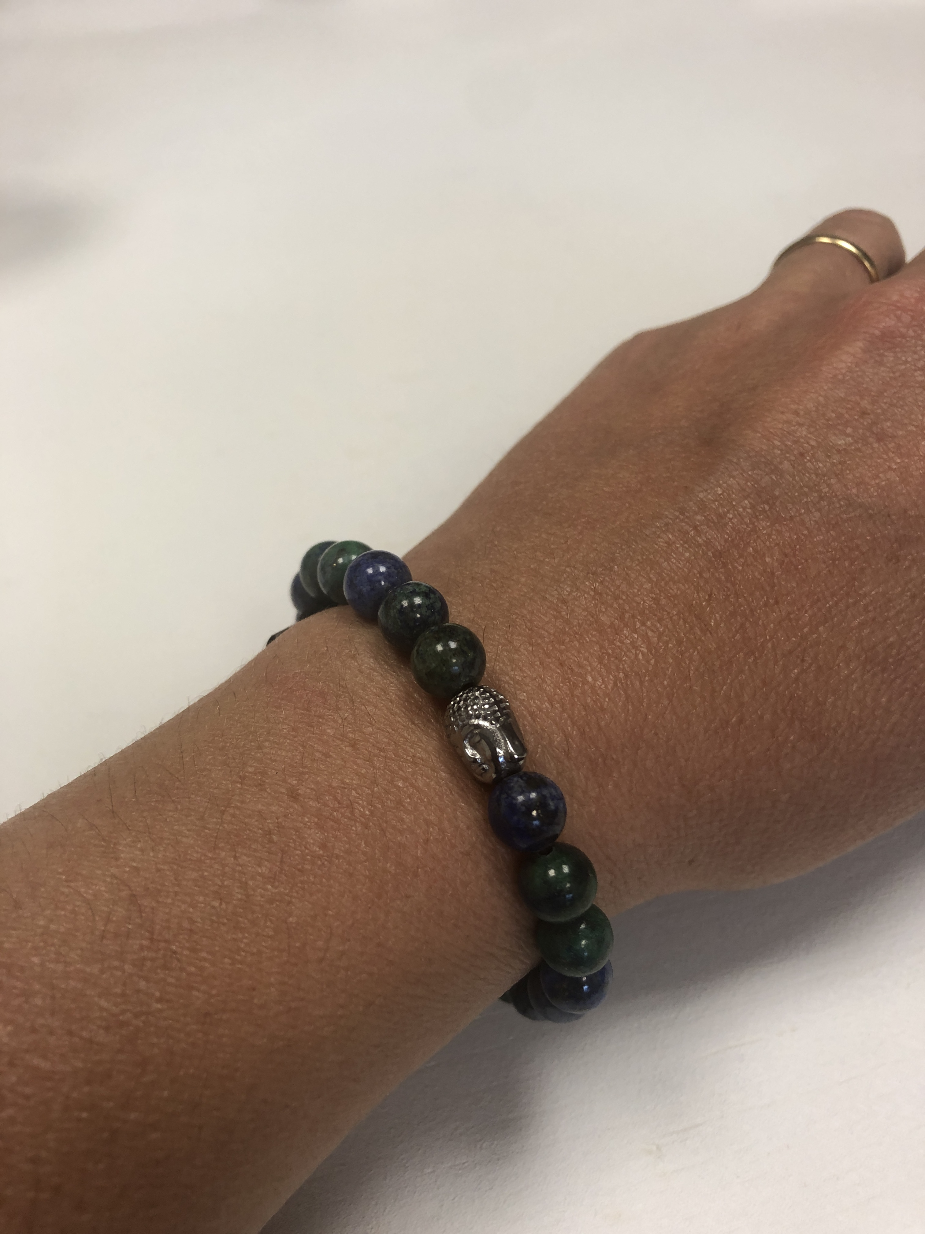 Bracelet en Chrysocolle - Ode à La Vie Minéraux - Les pierres et cristaux au service de votre bien-être