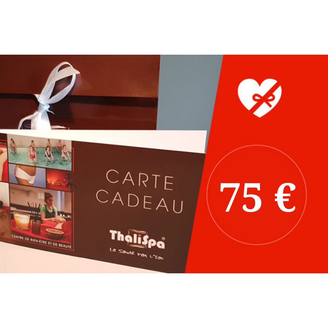 Carte cadeau d'une valeur de 75€ (livraison offerte) Carte cadeau d'une valeur de 75€ (livraison offerte)