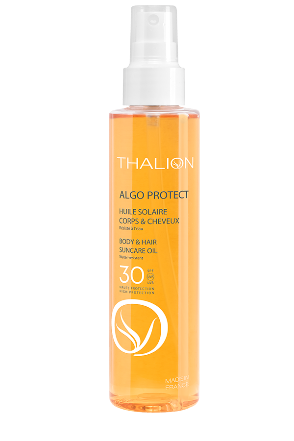 Huile solaire corps et cheveux SPF30