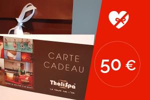 Carte cadeau d'une valeur de 50€
