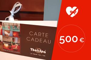 Carte cadeau d'une valeur de 500€