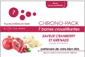 7 Barres croustillantes saveur Cranberry & Grenade 